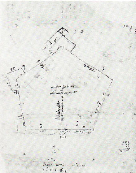 Antonio da Sangallo il Giovane. Sudio per la Fortezza da Basso